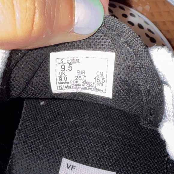 Toddler Vans Black and White Dalmatian Polka Dot Era Elastic Lace. NWT. NIB. - Picture 3 of 4